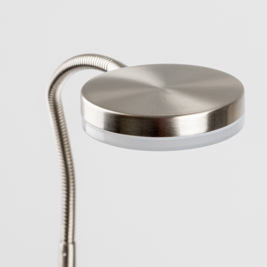 LED lampa s klipom LED/3,2W/230V matný chróm