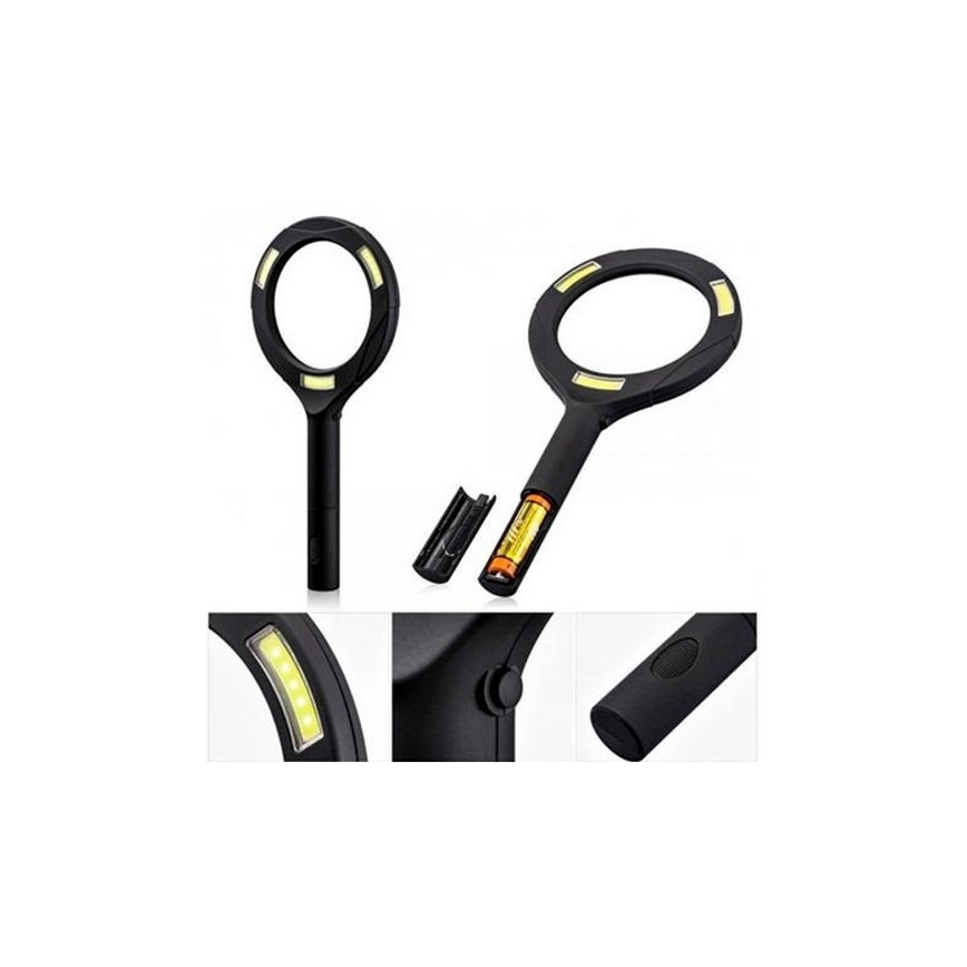 LED Lupa 5×ZOOM s podsvietením LED/3W IP44