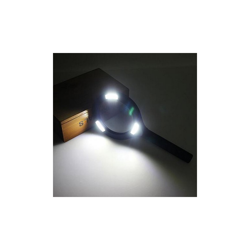 LED Lupa 5×ZOOM s podsvietením LED/3W IP44