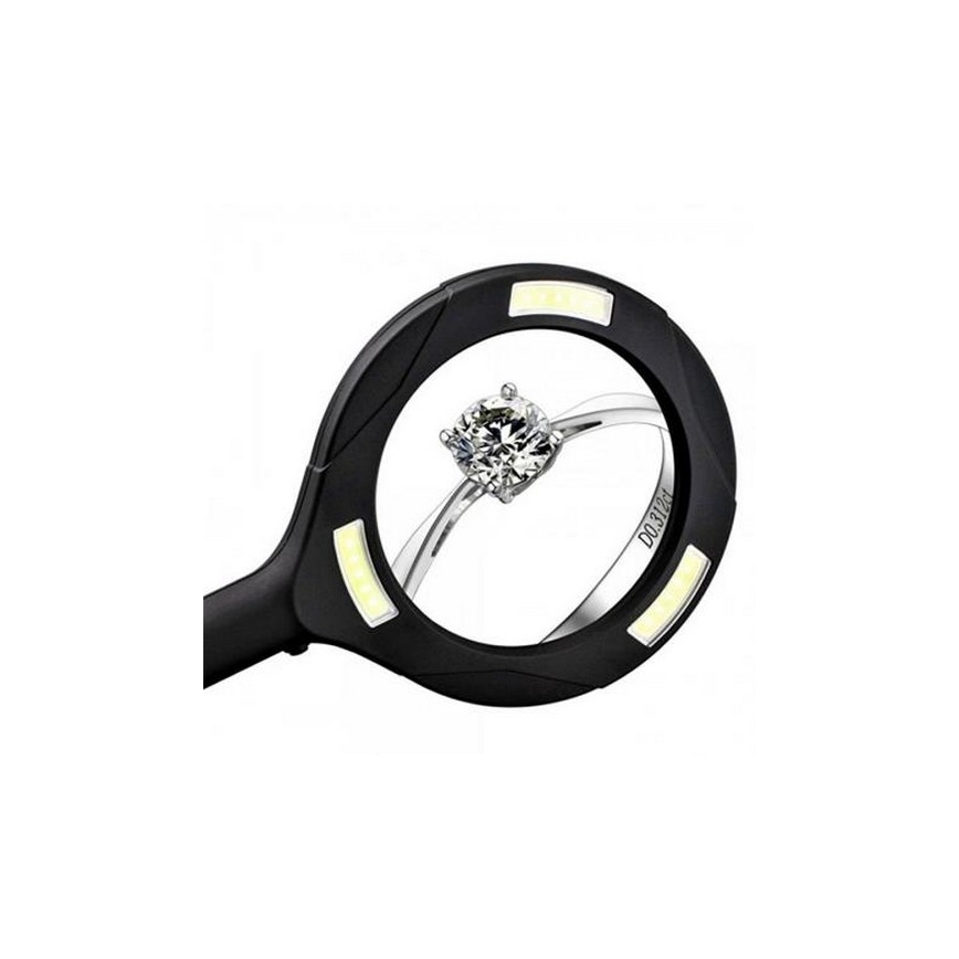 LED Lupa 5×ZOOM s podsvietením LED/3W IP44