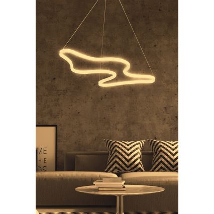 LED Luster na laná ARTISAN LED/36W/230V 4000K biely
