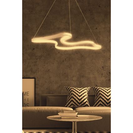 LED Luster na laná ARTISAN LED/36W/230V 4000K biely