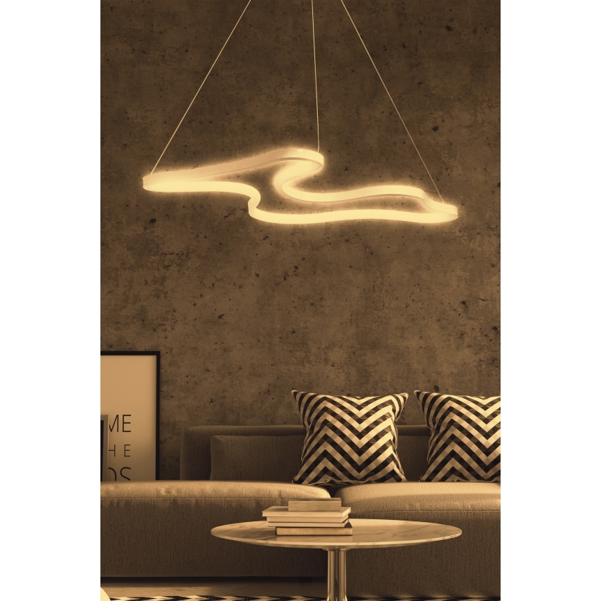 LED Luster na laná ARTISAN LED/36W/230V 4000K biely