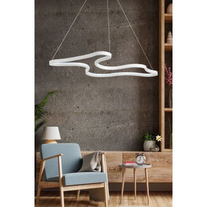 LED Luster na laná ARTISAN LED/36W/230V 4000K biely