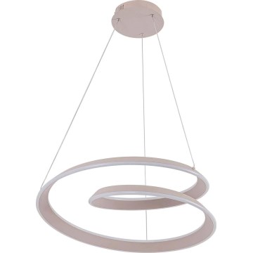 LED luster na lane CASHMERE LED/75W/230V pr. 60 cm biela