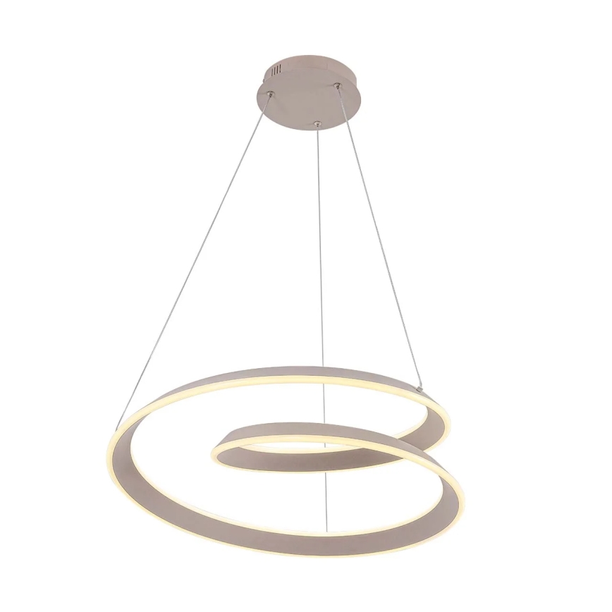 LED luster na lane CASHMERE LED/75W/230V pr. 60 cm biela