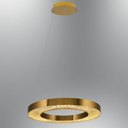 LED luster na lane JESI LED/35W/230V 3000K pr. 60 cm bronzový