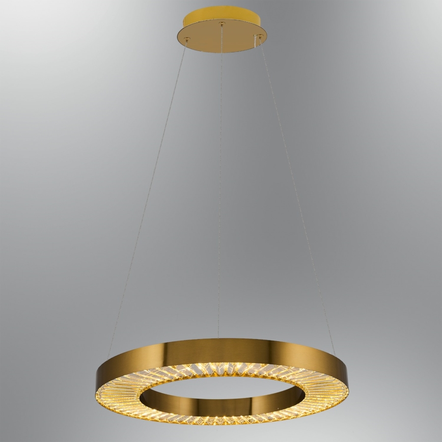 LED luster na lane JESI LED/35W/230V 3000K pr. 60 cm bronzový