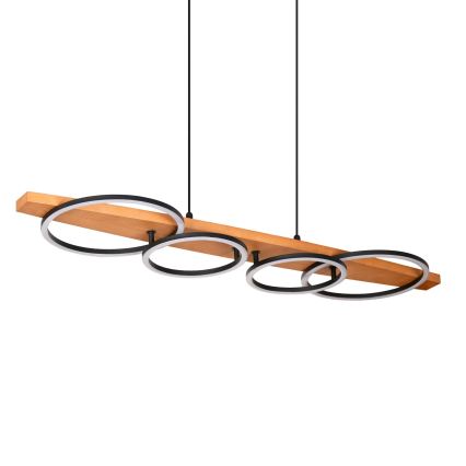 LED luster na lane MELISA LED/35W/230V borovica