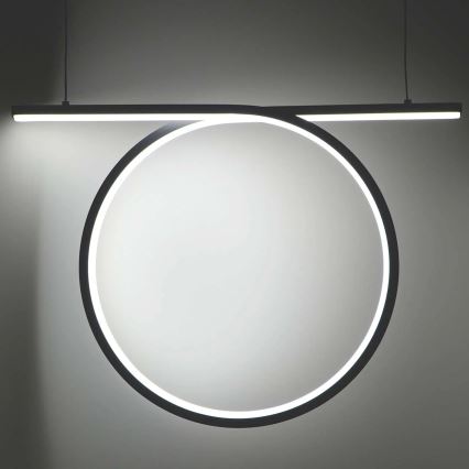 LED luster na lane ODETTA LED/30W/230V 4000K čierny