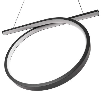 LED luster na lane ODETTA LED/30W/230V 4000K čierny