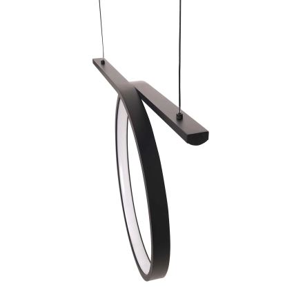 LED luster na lane ODETTA LED/30W/230V 4000K čierny