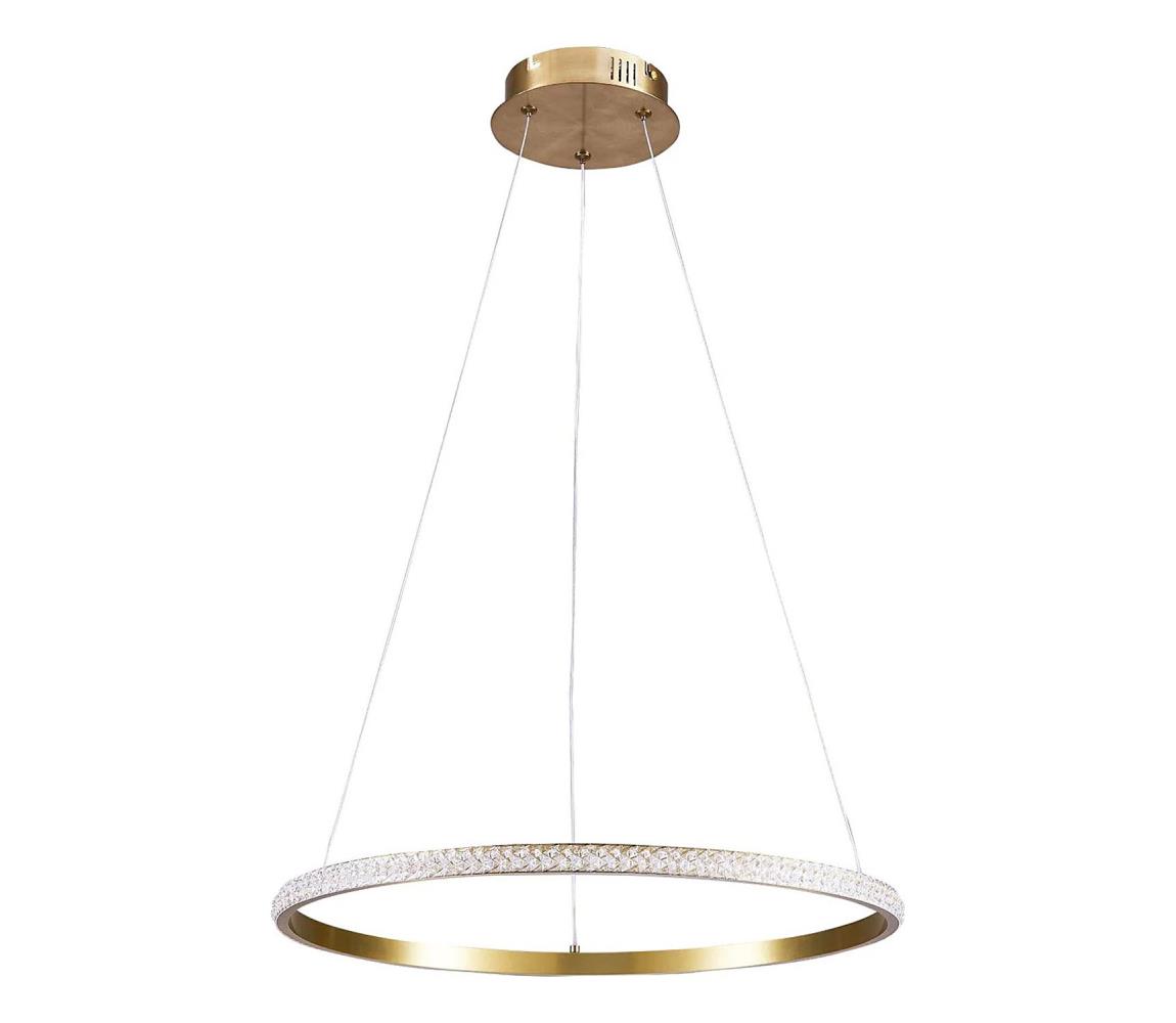 LED luster na lankách DIANA LED/25W/230V 4000K pr. 50 cm zlatý 338204