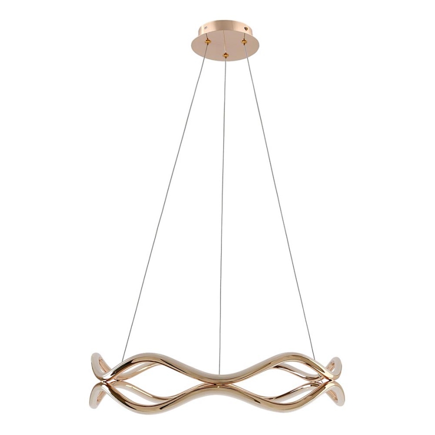 LED luster na lankách VAVE LED/28W/230V ružové zlato