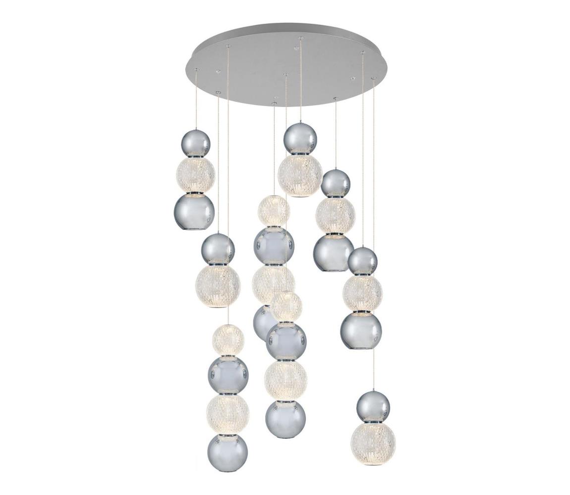 LED luster na lankovom vedení CREMONA LED/51W/230V 3000K matný chróm 414LRC1399