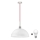 LED Luster na lanku 1xE27/60W/230V biela