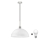 LED Luster na lanku 1xE27/60W/230V biela