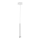 LED Luster na lanku ALBA 1xLED/5W/230V biela