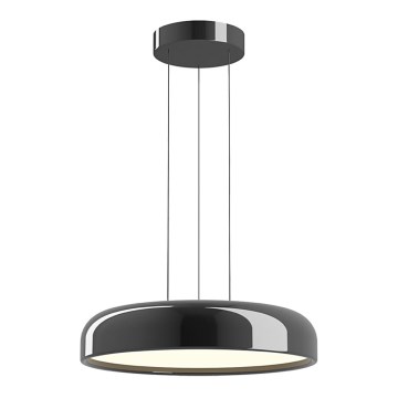LED Luster na lanku ALENSA LED/60W/230V CRI 94 čierna