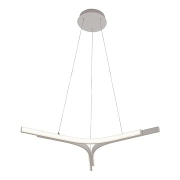 LED luster na lanku ALTA LED/30W/230V strieborný