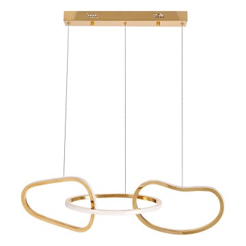 LED luster na lanku ANNELI LED/30W/230V 80 cm zlatý