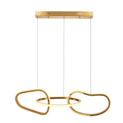 LED luster na lanku ANNELI LED/30W/230V 80 cm zlatý