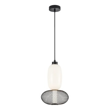 LED Luster na lanku ARAME LED/15W/230V pr. 22 cm čierna