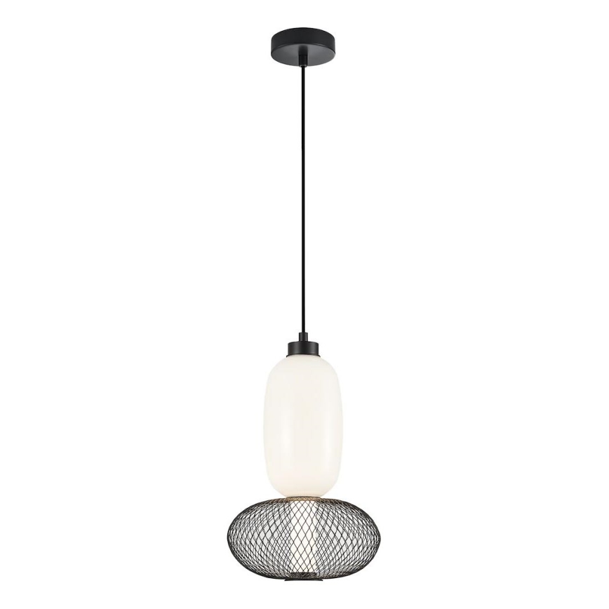 LED Luster na lanku ARAME LED/15W/230V pr. 22 cm čierna