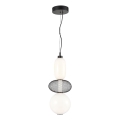 LED Luster na lanku ARAME LED/23W/230V pr. 22 cm čierna