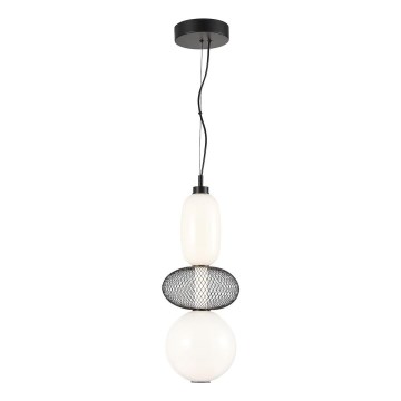 LED Luster na lanku ARAME LED/23W/230V pr. 22 cm čierna