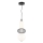 LED Luster na lanku ARAME LED/23W/230V pr. 22 cm čierna