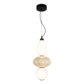 LED Luster na lanku ASCOLI LED/18W/230V pr. 20 cm béžová