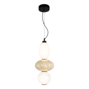LED Luster na lanku ASCOLI LED/18W/230V pr. 20 cm béžová