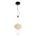 LED Luster na lanku ASCOLI LED/18W/230V pr. 20 cm béžová