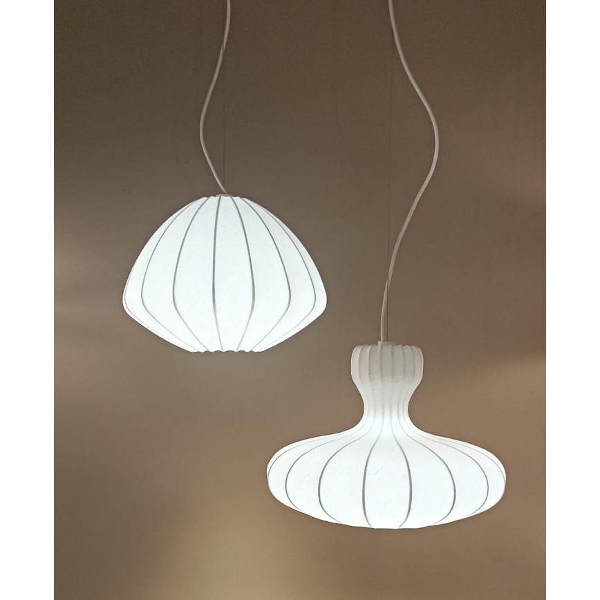 LED luster na lanku BOLA LED/11W/230V + 1xE27/5W CRI 90 biela