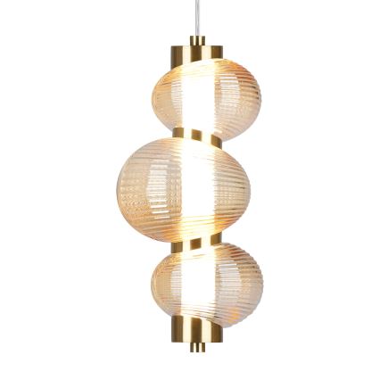 LED Luster na lanku BOLLA LED/12W/230V pr. 16 cm zlatá
