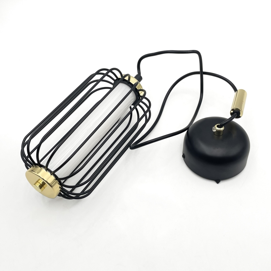 LED luster na lanku BONNIE LED/10W/230V 3000K čierny