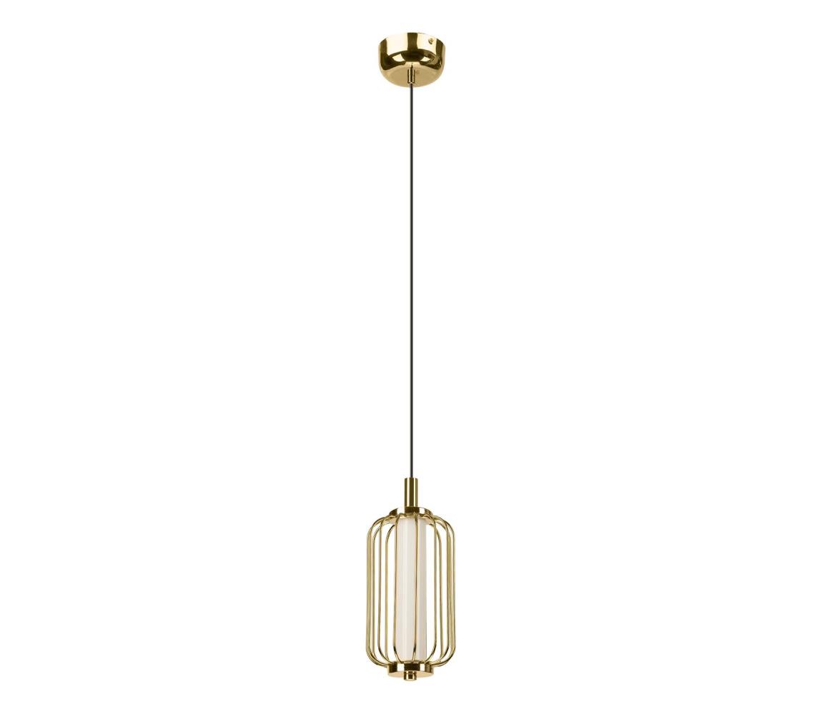 LED luster na lanku BONNIE LED/10W/230V 3000K zlatý LM-1.290/ZŁOTY
