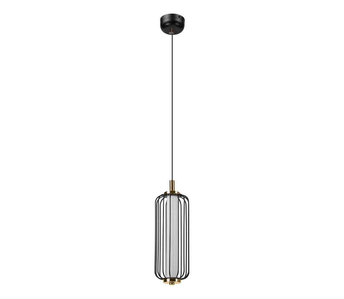 LED luster na lanku BONNIE LED/15W/230V 3000K čierna LM-1.290/A/CZARNY
