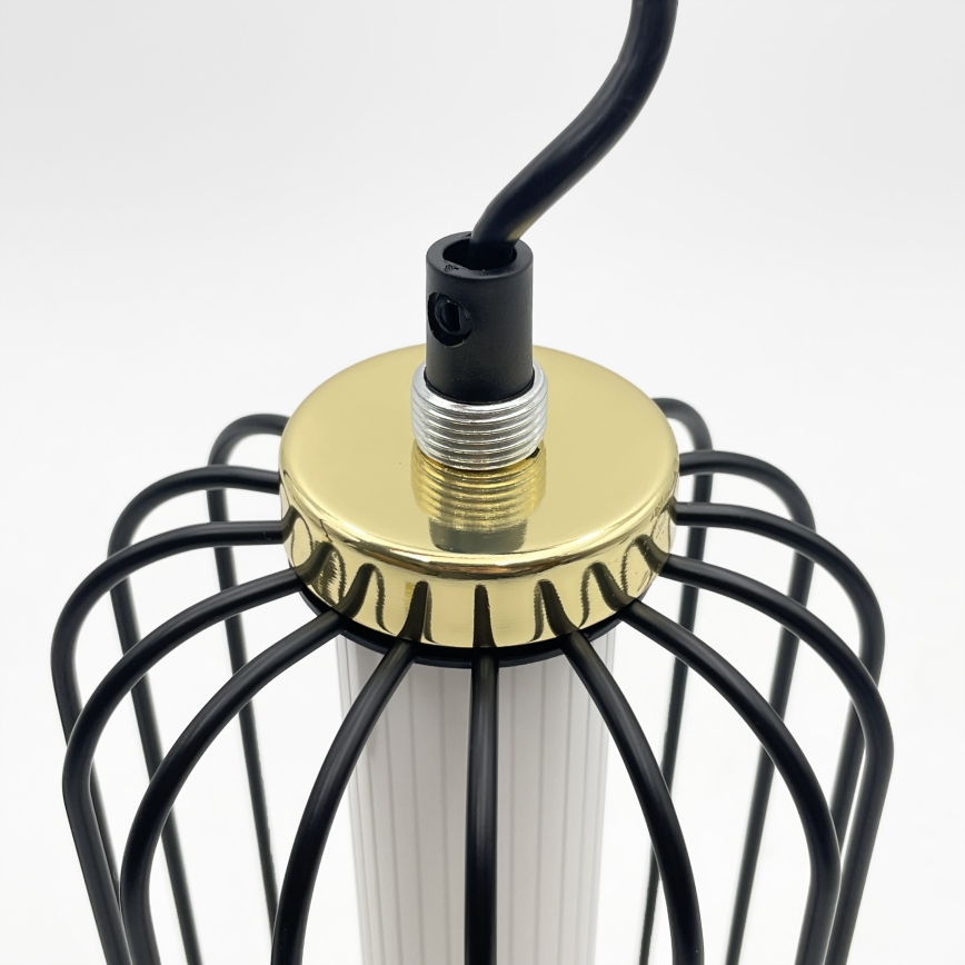 LED luster na lanku BONNIE LED/15W/230V 3000K čierna