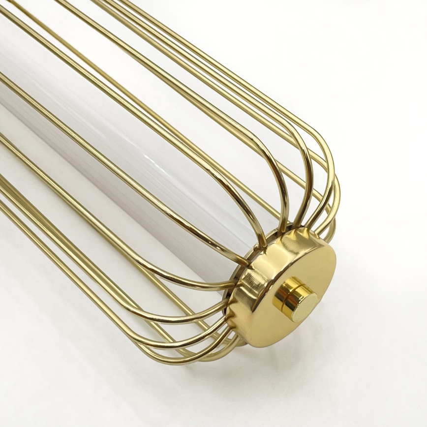 LED luster na lanku BONNIE LED/15W/230V 3000K zlatá