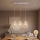 LED luster na lanku BRYLANT 3xE27/60W/230V biely