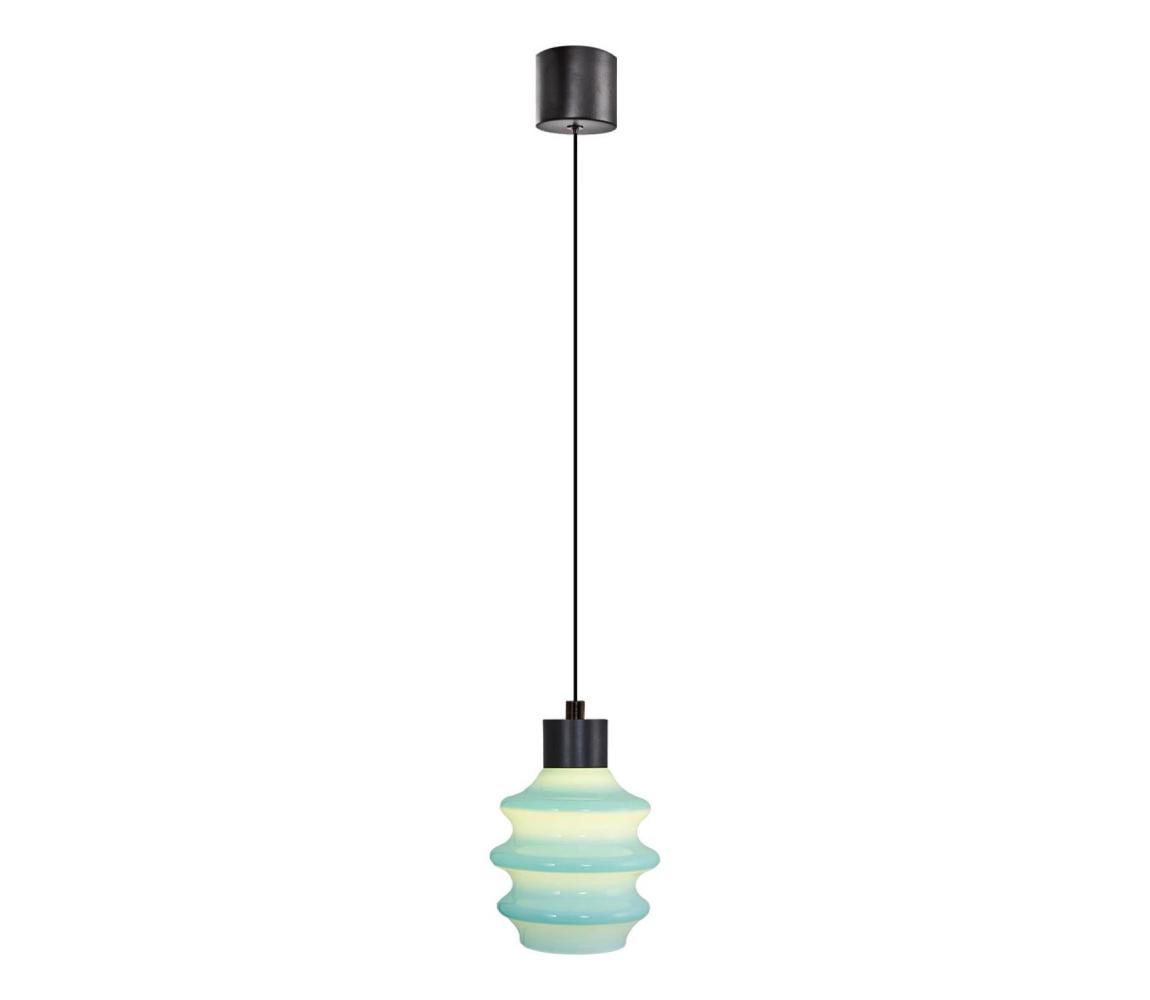 LED luster na lanku CACTUS LED/3W/230V 3000K čierna/modrá 414LRC1978