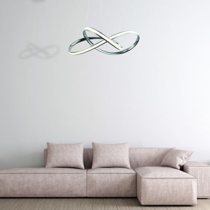 LED Luster na lanku CAPPIO LED/36W/230V lesklý chróm