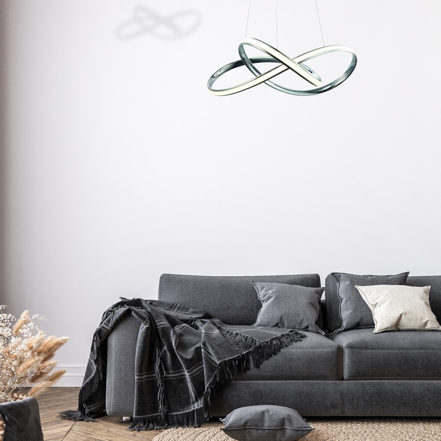 LED Luster na lanku CAPPIO LED/36W/230V lesklý chróm