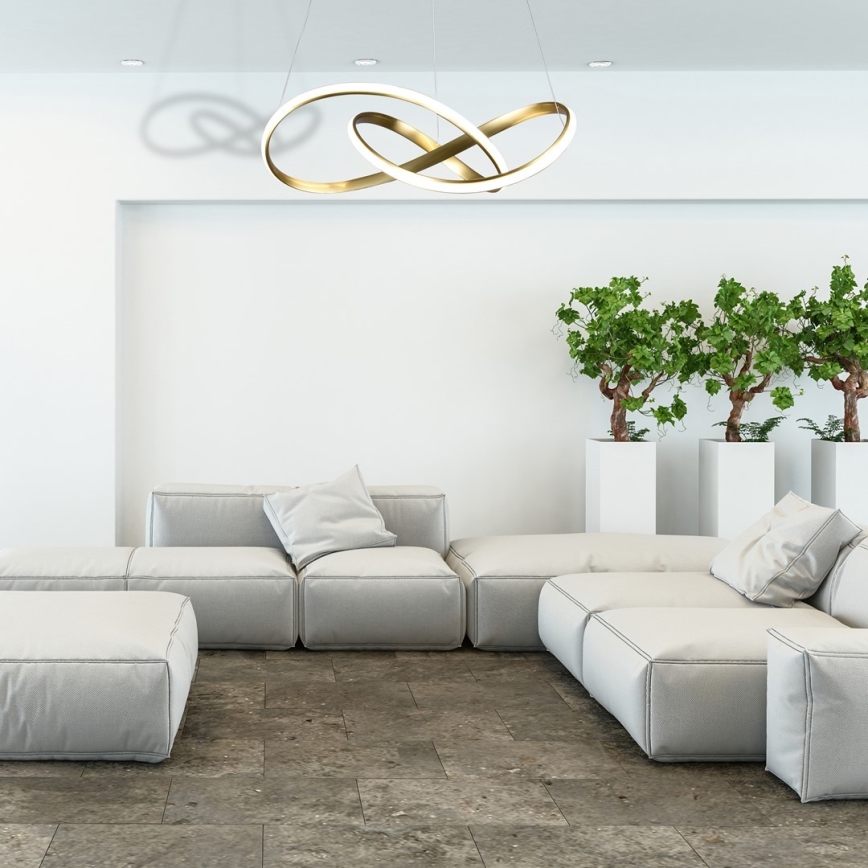 LED Luster na lanku CAPPIO LED/36W/230V zlatá