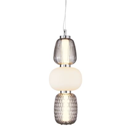 LED Luster na lanku CARO LED/28W/230V lesklý chróm
