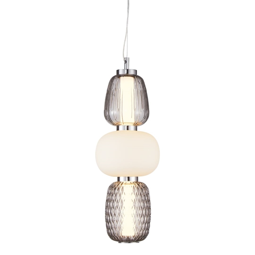 LED Luster na lanku CARO LED/28W/230V lesklý chróm