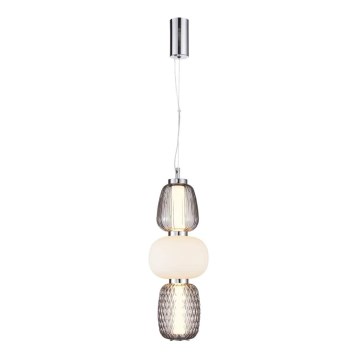 LED Luster na lanku CARO LED/28W/230V lesklý chróm