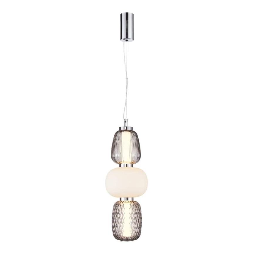 LED Luster na lanku CARO LED/28W/230V lesklý chróm